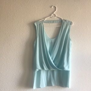 Bcbgmaxazria Turquoise Top